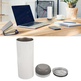 Sublimation Tumblers 20oz Straight Detachable Bluetooth Speaker Tumblers Portable Insulated Music Cup Grey Bottom