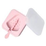 Popsicle Molds Reusable Stackable DIY Silicone Ice Cream Popsicle Cakesickle Molds Kitchen Tools with Lid Stick Watermelon