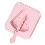 Popsicle Molds Reusable Stackable DIY Silicone Ice Cream Popsicle Cakesickle Molds Kitchen Tools with Lid Stick Watermelon - 45-Degree Angle