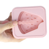 Popsicle Molds Reusable Stackable DIY Silicone Ice Cream Popsicle Cakesickle Molds Kitchen Tools with Lid Stick Watermelon - Close-Up Angle