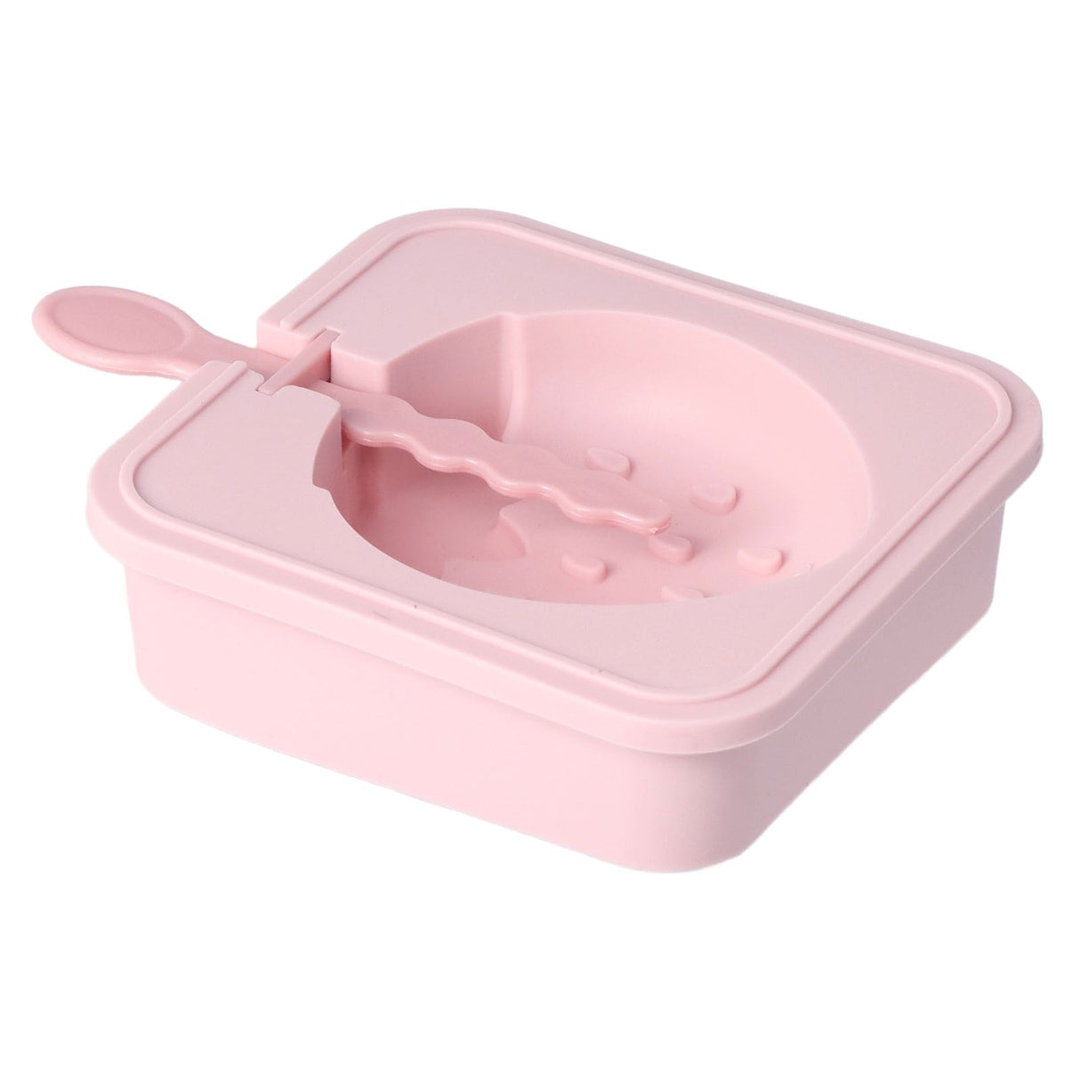 Popsicle Molds Reusable Stackable DIY Silicone Ice Cream Popsicle Cakesickle Molds Kitchen Tools with Lid Stick Strawberry