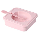 Popsicle Molds Reusable Stackable DIY Silicone Ice Cream Popsicle Cakesickle Molds Kitchen Tools with Lid Stick Strawberry