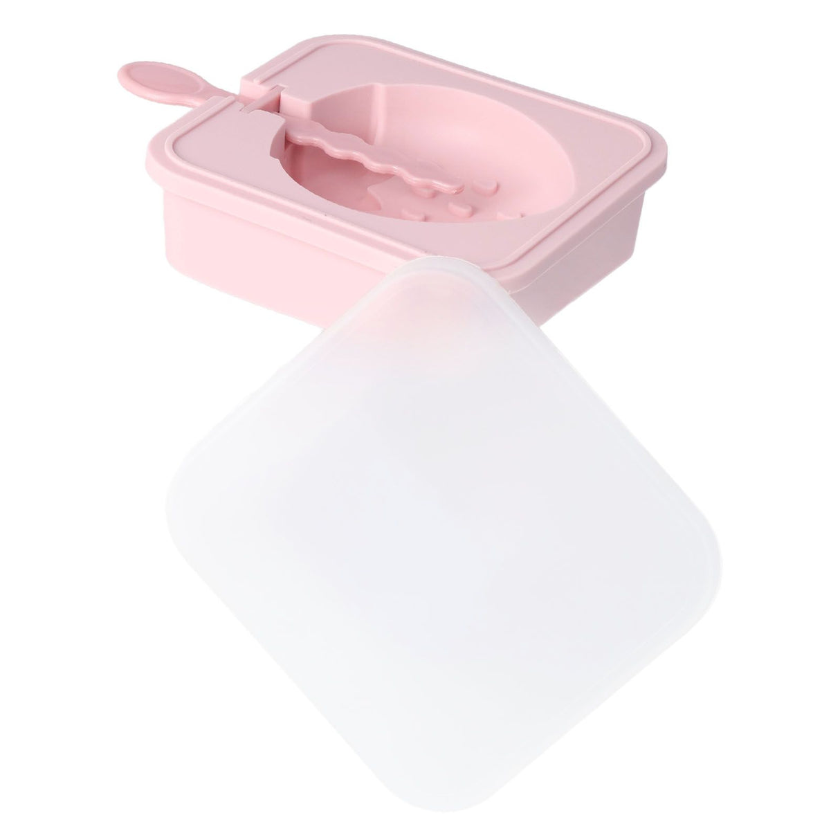Popsicle Molds Reusable Stackable DIY Silicone Ice Cream Popsicle Cakesickle Molds Kitchen Tools with Lid Stick Strawberry