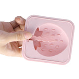 Popsicle Molds Reusable Stackable DIY Silicone Ice Cream Popsicle Cakesickle Molds Kitchen Tools with Lid Stick Strawberry