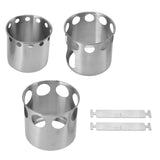 Wood Burning Camp Stove Stainless Steel Portable Stove for Wood Branches Leaves Pine Cones