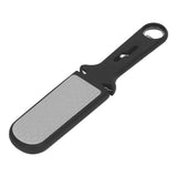 Double Sided Knife Sharpener 6 in 1 Multifunction Portable Knife Sharpening Stone for Kitchen Camping Black