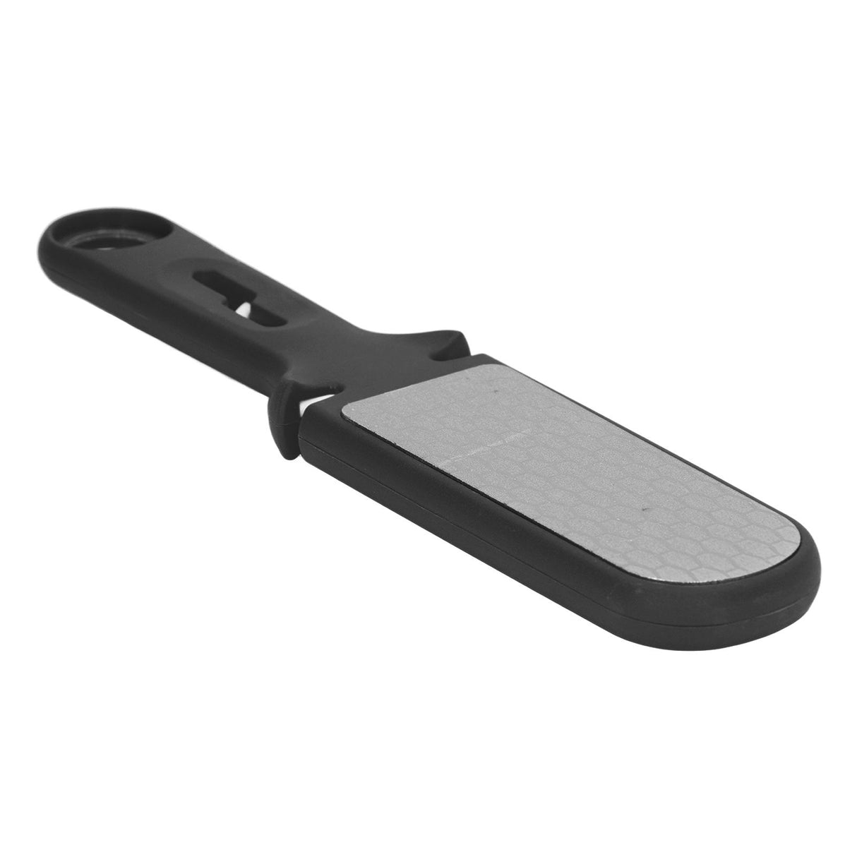 Double Sided Knife Sharpener 6 in 1 Multifunction Portable Knife Sharpening Stone for Kitchen Camping Black