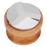 Coffee Press Distributor Wooden Handle Lightweight Simple Operation Robust Coffee Leveler 58mm/2.3in - Rear View