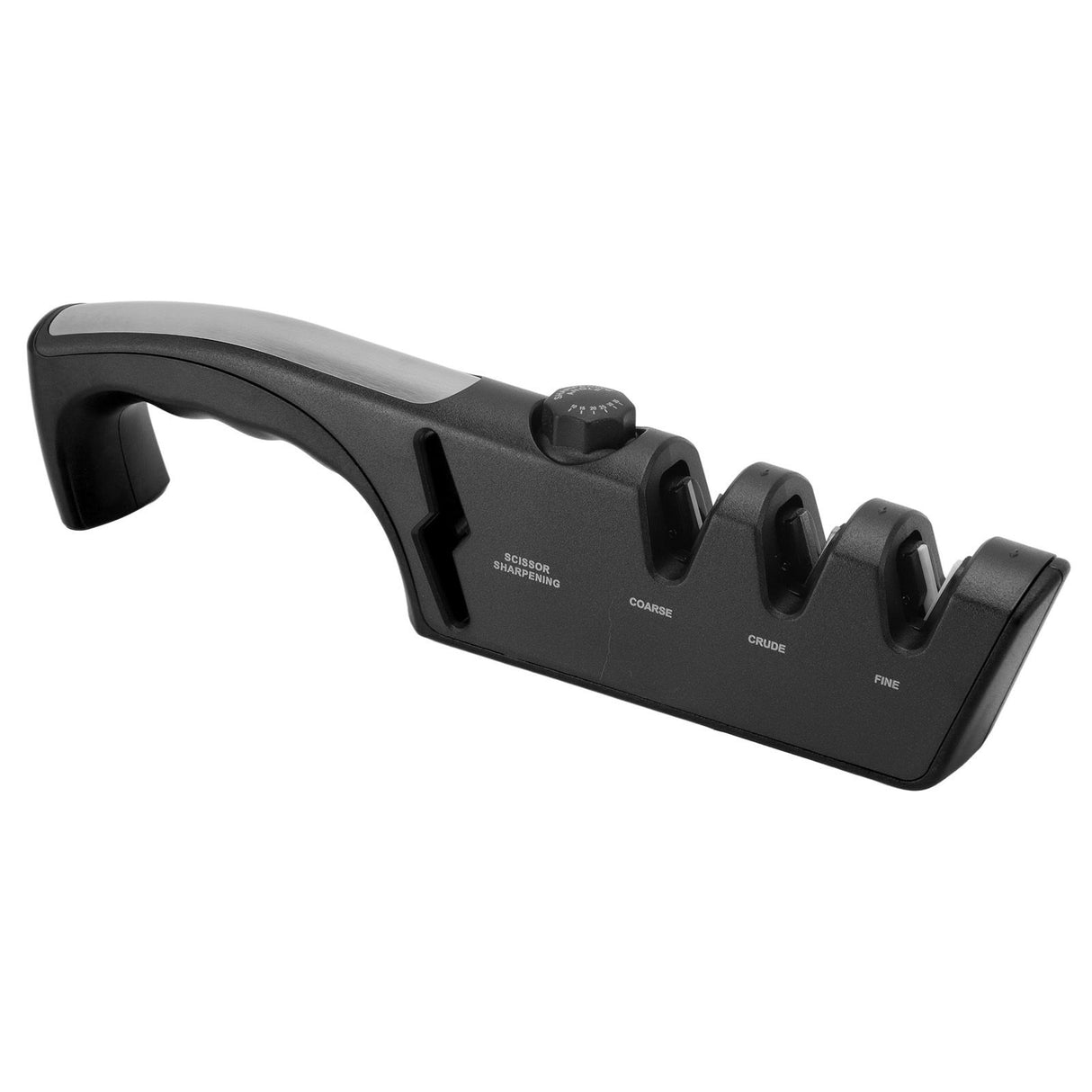 Knife Sharpener Diamond Black Ergonomic Multifunctional Adjustable 3 Stages Kitchen Tool Black