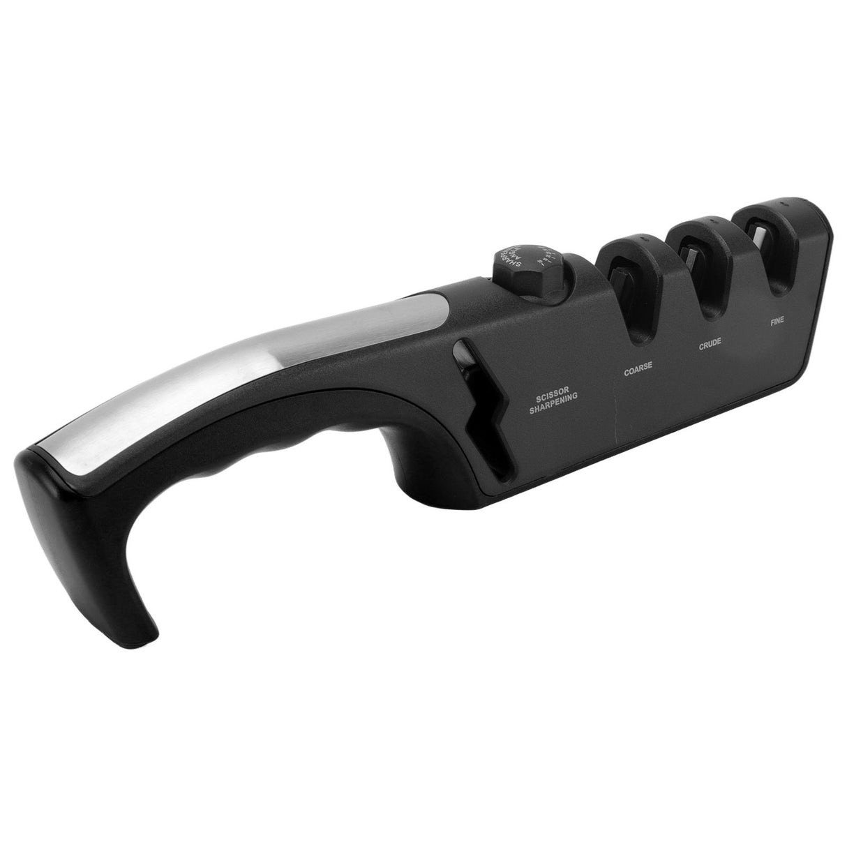 Knife Sharpener Diamond Black Ergonomic Multifunctional Adjustable 3 Stages Kitchen Tool Black