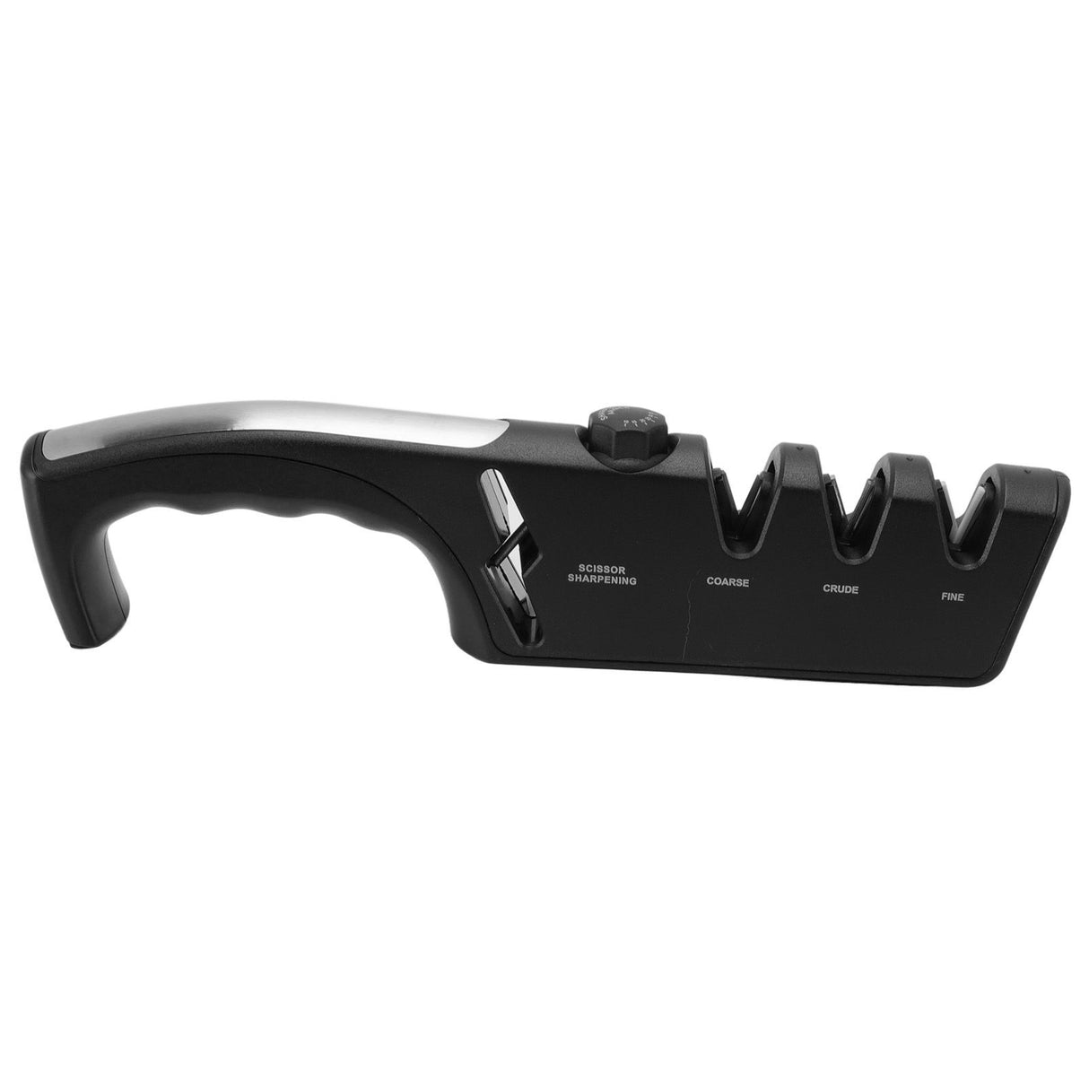 Knife Sharpener Diamond Black Ergonomic Multifunctional Adjustable 3 Stages Kitchen Tool Black