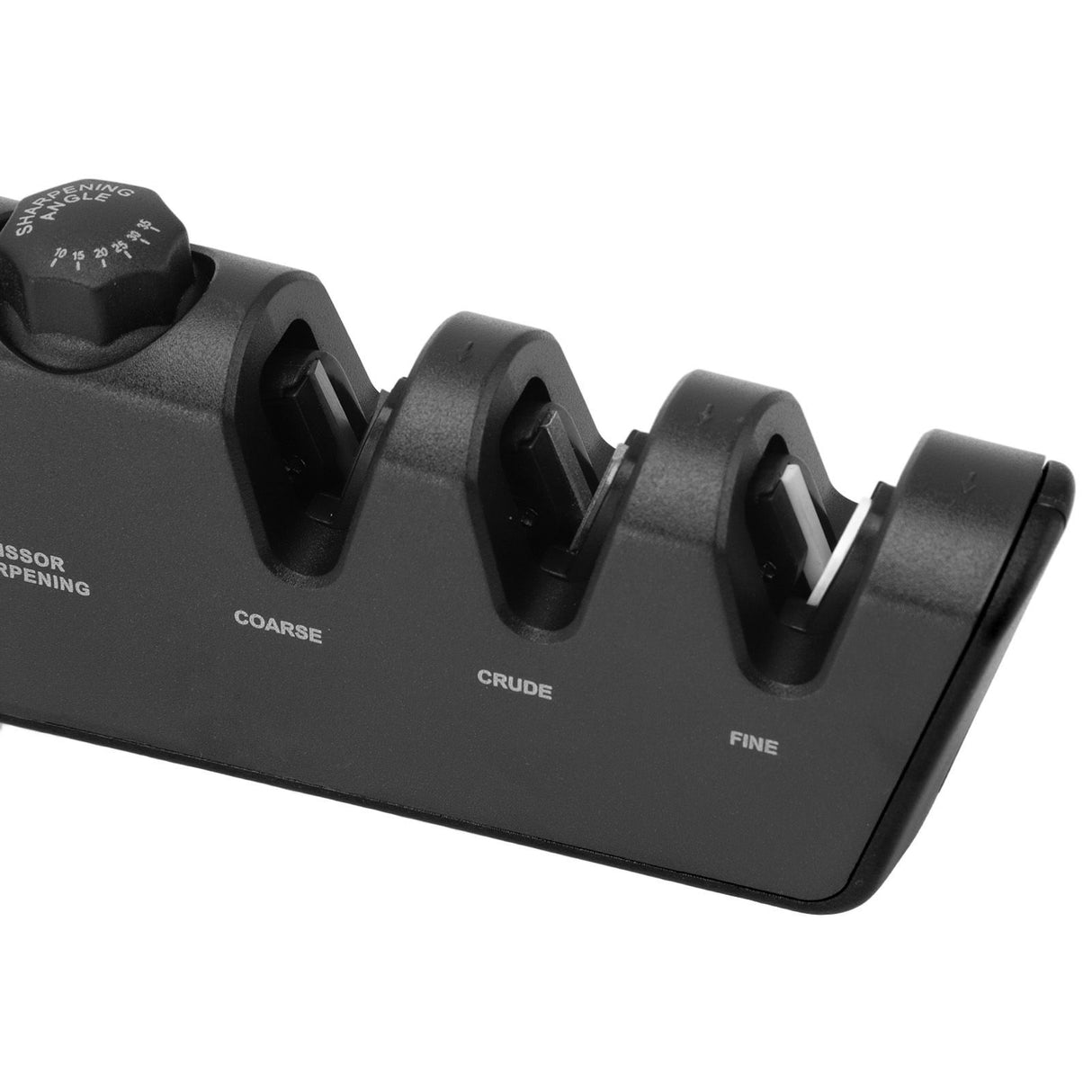 Knife Sharpener Diamond Black Ergonomic Multifunctional Adjustable 3 Stages Kitchen Tool Black