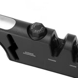 Knife Sharpener Diamond Black Ergonomic Multifunctional Adjustable 3 Stages Kitchen Tool Black
