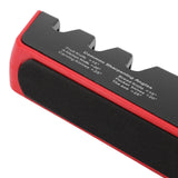 Knife Sharpener Diamond Black Ergonomic Multifunctional Adjustable 3 Stages Kitchen Tool Red