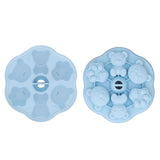 Jelly Mold Silicone Lovely Bear Cat Paw Ice Cube Cake Pudding Kitchen Mould with Lid for Home Kitchen Blue