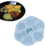 Jelly Mold Silicone Lovely Bear Cat Paw Ice Cube Cake Pudding Kitchen Mould with Lid for Home Kitchen Blue - Extra Image