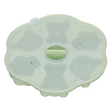 Jelly Mold Silicone Lovely Bear Cat Paw Ice Cube Cake Pudding Kitchen Mould with Lid for Home Kitchen Green - Front View