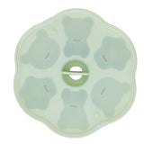 Jelly Mold Silicone Lovely Bear Cat Paw Ice Cube Cake Pudding Kitchen Mould with Lid for Home Kitchen Green