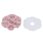 Jelly Mold Silicone Lovely Bear Cat Paw Ice Cube Cake Pudding Kitchen Mould with Lid for Home Kitchen Pink