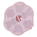 Jelly Mold Silicone Lovely Bear Cat Paw Ice Cube Cake Pudding Kitchen Mould with Lid for Home Kitchen Pink - Rear View
