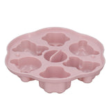 Jelly Mold Silicone Lovely Bear Cat Paw Ice Cube Cake Pudding Kitchen Mould with Lid for Home Kitchen Pink - Close-Up Angle