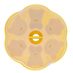 Jelly Mold Silicone Lovely Bear Cat Paw Ice Cube Cake Pudding Kitchen Mould with Lid for Home Kitchen Yellow