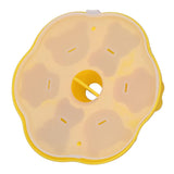 Jelly Mold Silicone Lovely Bear Cat Paw Ice Cube Cake Pudding Kitchen Mould with Lid for Home Kitchen Yellow