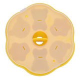 Jelly Mold Silicone Lovely Bear Cat Paw Ice Cube Cake Pudding Kitchen Mould with Lid for Home Kitchen Yellow - Rear View