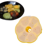 Jelly Mold Silicone Lovely Bear Cat Paw Ice Cube Cake Pudding Kitchen Mould with Lid for Home Kitchen Yellow - Extra Image