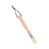 Coffee Grinder Cleaning Brush with Beech Handle Pig Hair Powder Cleaning Brush with Strap for Cafe - Extra Image