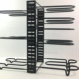 Multi Layer Pot Shelf Thicken Iron Art Pot Holder for Cutting Board Chopping Board Pot Cover 8 Layers - Top-Down View
