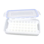 1.7L Large Capacity Ice Maker Household 2 Layer Ice Cube Mold Tray for Making 72 Ice Cubes