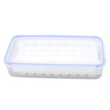 1.7L Large Capacity Ice Maker Household 2 Layer Ice Cube Mold Tray for Making 72 Ice Cubes