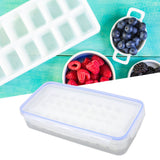 1.7L Large Capacity Ice Maker Household 2 Layer Ice Cube Mold Tray for Making 72 Ice Cubes - Extra Image