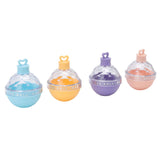 4 PCS Ice Hockey Mold Innovative Large Round Ball Ice Mold Spherical Ice Tray with Lid