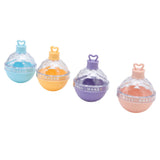 4 PCS Ice Hockey Mold Innovative Large Round Ball Ice Mold Spherical Ice Tray with Lid - Close-Up Angle