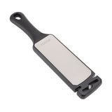 Fast Emery Knife Sharpener Double Sided Sharpening Stone Household Multipurpose Sharpening Stick Kitchen Tools Black - Side View