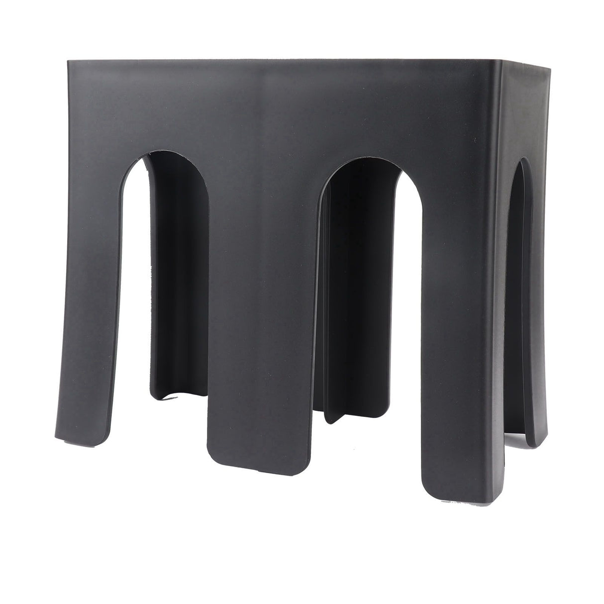 Cup and Lid Holder Plastic Straight 2 Compartments Black Paper Cup Holder Organizer for Disposable Cup Tea Shop