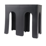Cup and Lid Holder Plastic Straight 2 Compartments Black Paper Cup Holder Organizer for Disposable Cup Tea Shop - 45-Degree Angle