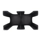 Cup and Lid Holder Plastic Straight 2 Compartments Black Paper Cup Holder Organizer for Disposable Cup Tea Shop - Close-Up Angle