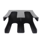 Cup and Lid Holder Plastic Straight 2 Compartments Black Paper Cup Holder Organizer for Disposable Cup Tea Shop