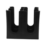 Square 4 Grids Disposable Coffee Cup Dispenser Organizer Plastic Cup and Lid Organizer for Restaurant Offices Coffee Shops Lounges - Front View