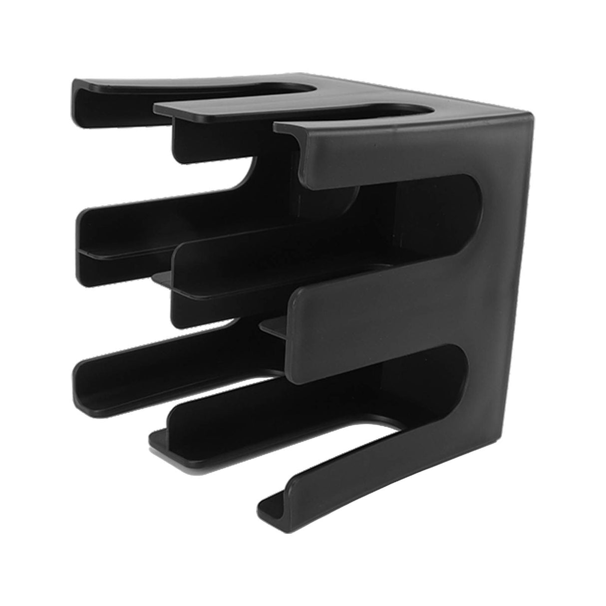 Square 4 Grids Disposable Coffee Cup Dispenser Organizer Plastic Cup and Lid Organizer for Restaurant Offices Coffee Shops Lounges