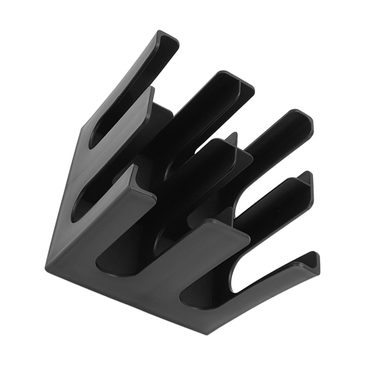 Square 4 Grids Disposable Coffee Cup Dispenser Organizer Plastic Cup and Lid Organizer for Restaurant Offices Coffee Shops Lounges