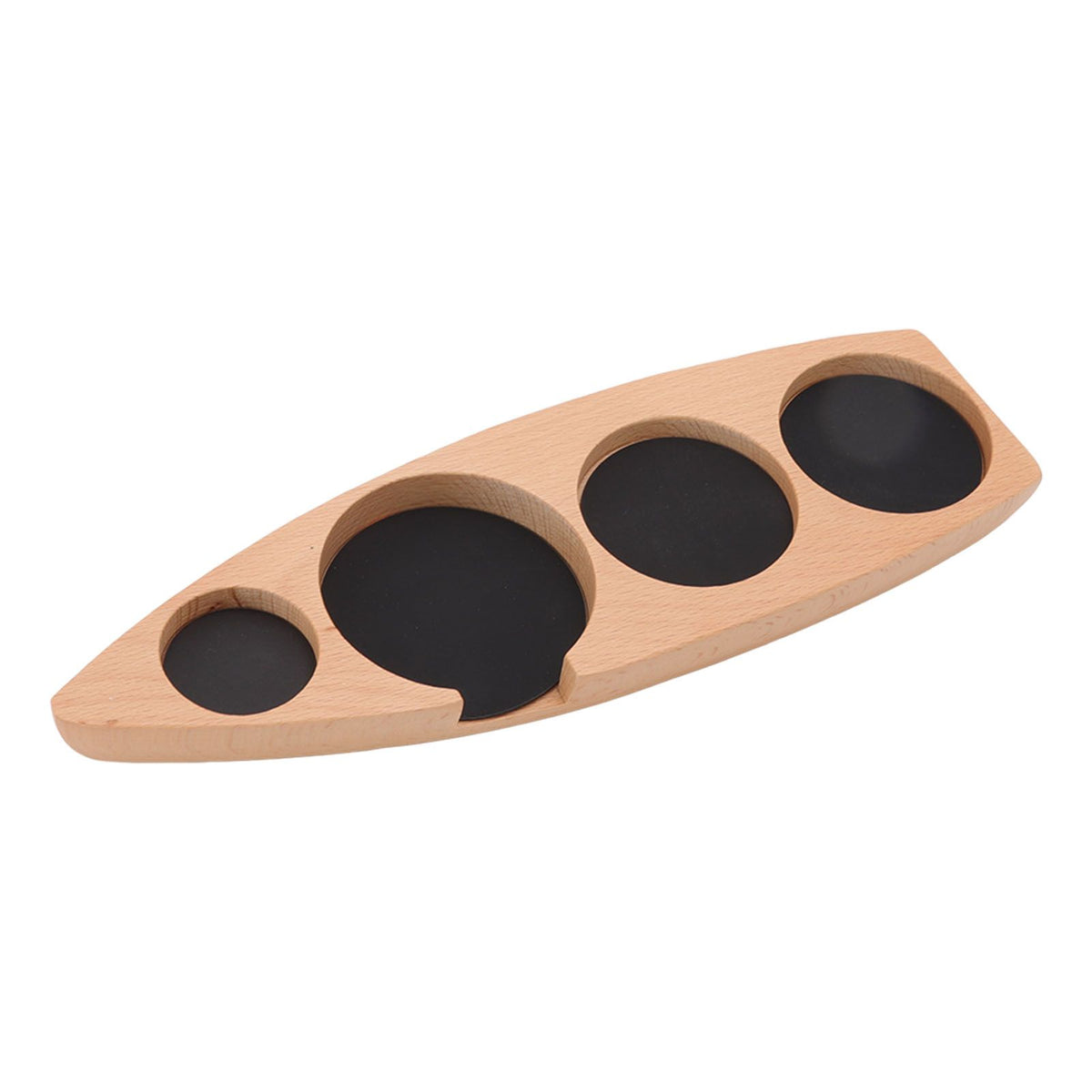 Wooden Coffee Tamper Holder Coffee Tamper Mat Stand Coffee Maker Support Storage Base Beech Small for 51mm/2.0in 53mm/2.1in