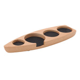 Wooden Coffee Tamper Holder Coffee Tamper Mat Stand Coffee Maker Support Storage Base Beech Small for 51mm/2.0in 53mm/2.1in