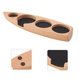 Wooden Coffee Tamper Holder Coffee Tamper Mat Stand Coffee Maker Support Storage Base Beech Small for 51mm/2.0in 53mm/2.1in