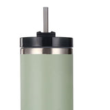 Stainless Steel Vacuum Insulated Tumbler with Straw Polished Glossy Keeps Hot Cold Car Vacuum Insulated Cup Green 20oz