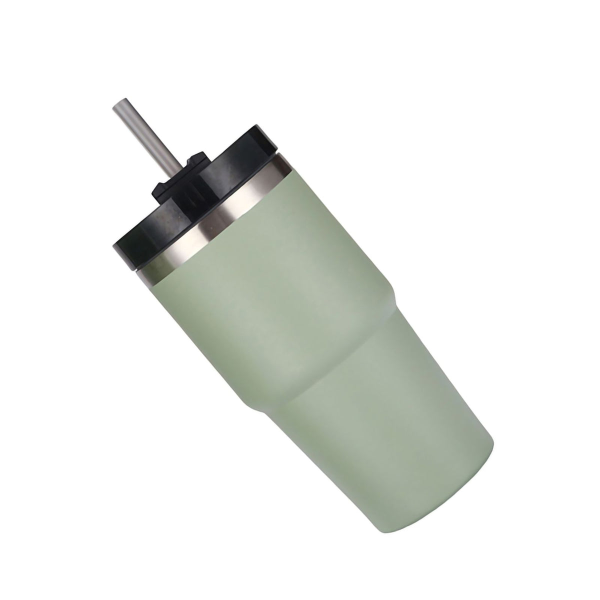 Stainless Steel Vacuum Insulated Tumbler with Straw Polished Glossy Keeps Hot Cold Car Vacuum Insulated Cup Green 20oz