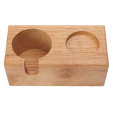 Wooden Coffee Protafilter Stand Holder Coffee Tamper Holder Stand Tamping Station Burlywood - 45-Degree Angle